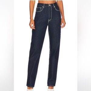 EB Denim High Rise Straight in Midnight